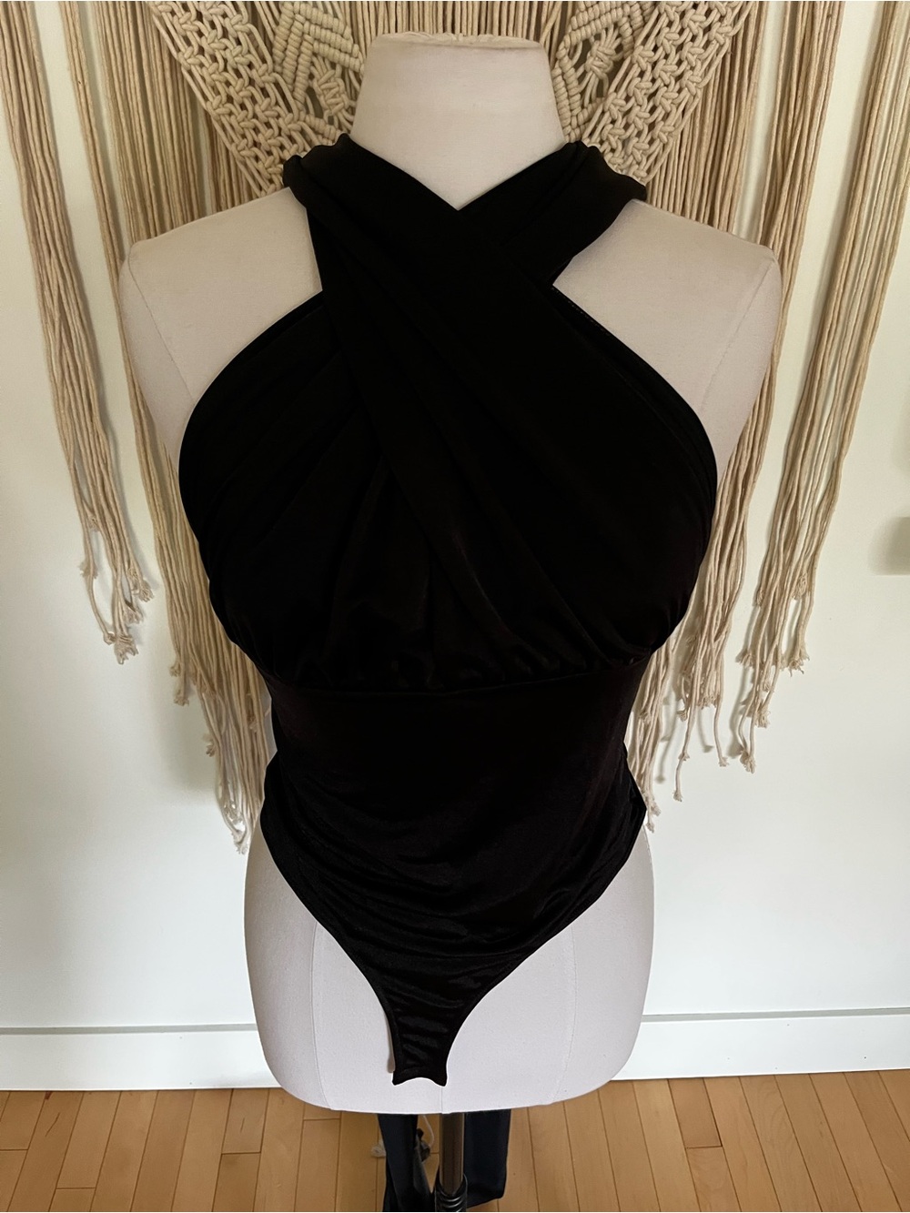 Free People 100 Ways Bodysuit in Black - Picture 9 of 16